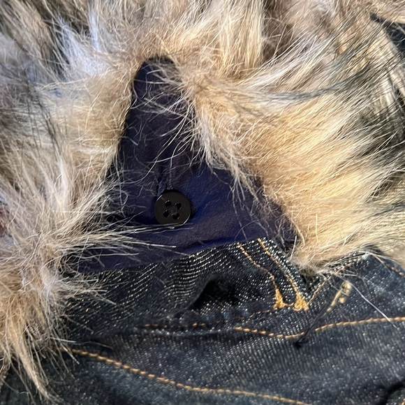 Ralph Lauren denim Jean jacket w removable collar - Picture 4 of 5